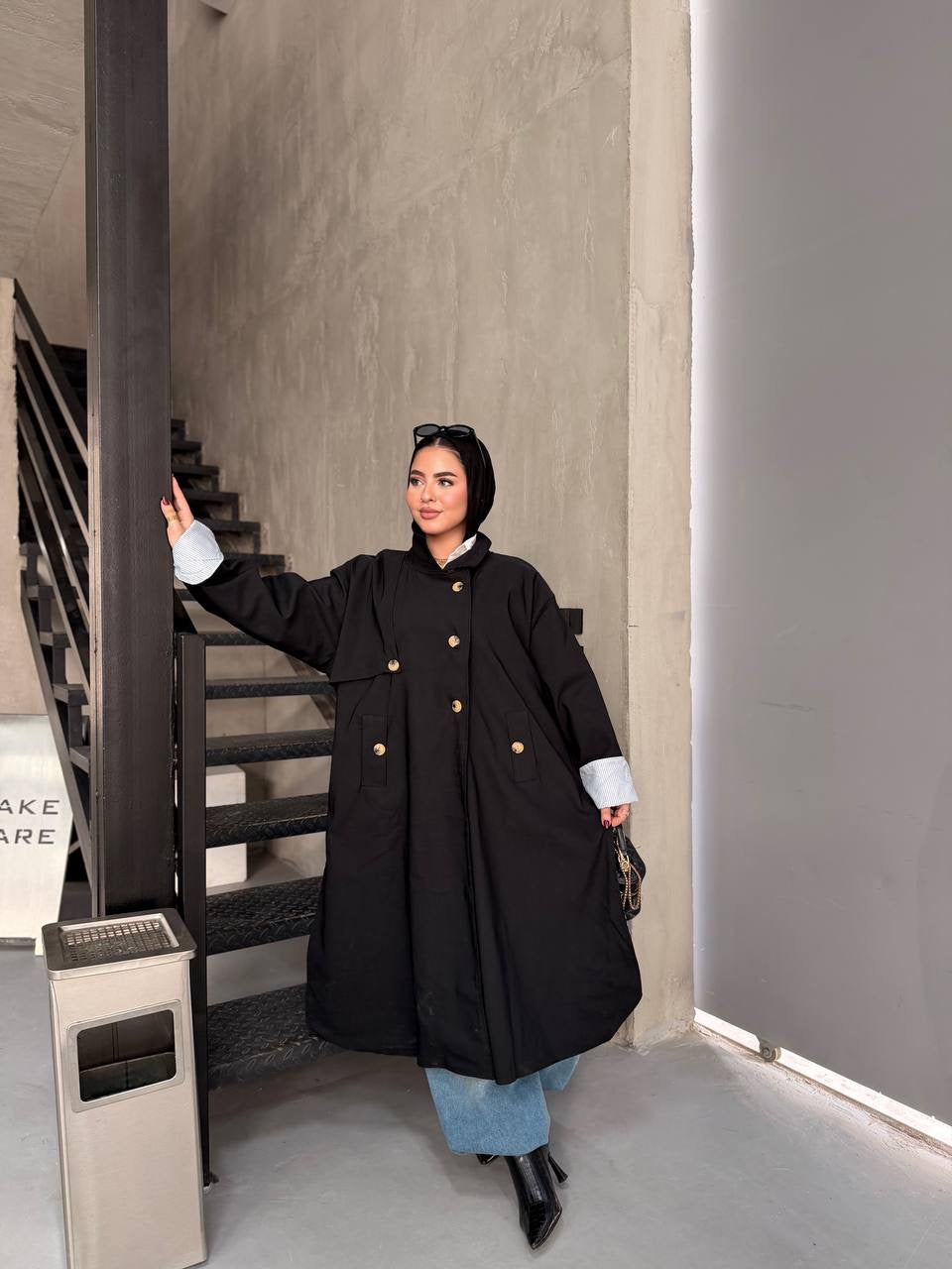 ترانش كووت اوفر سايز