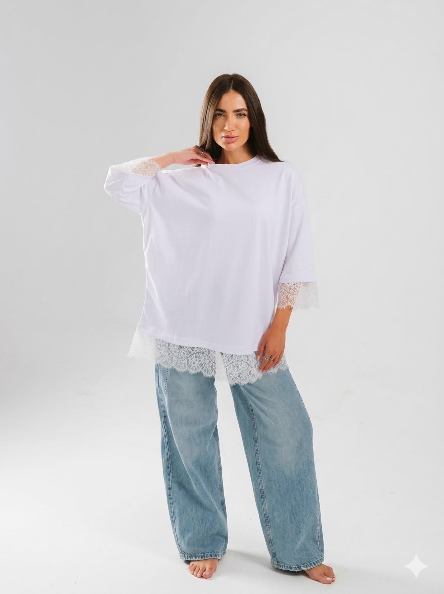 Lace T-shirt